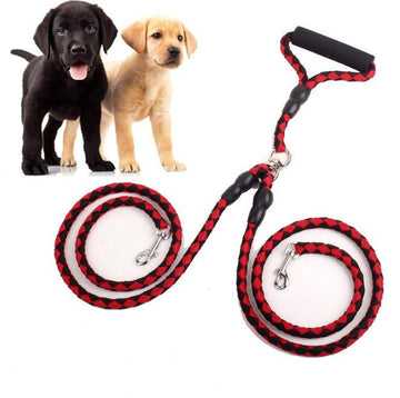 Double-Ended Traction Rope for Walking Two Dogs