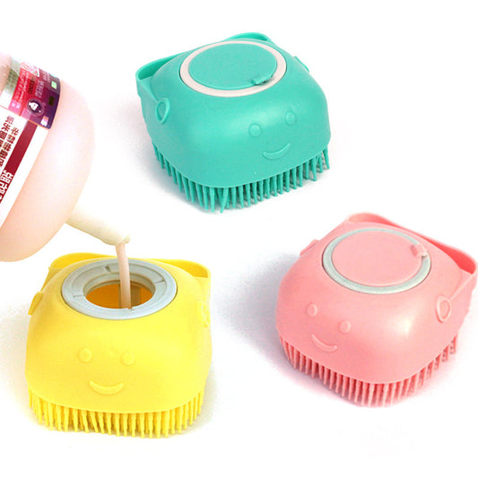 Silicone Bath Massage Brush for Pets